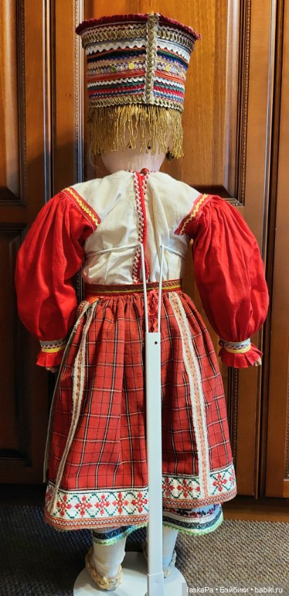 Русский костюм для куклы — Куклы Adam Szrajer (Шраер) и Fingerhut (Фингергут): Польша (фото 8)