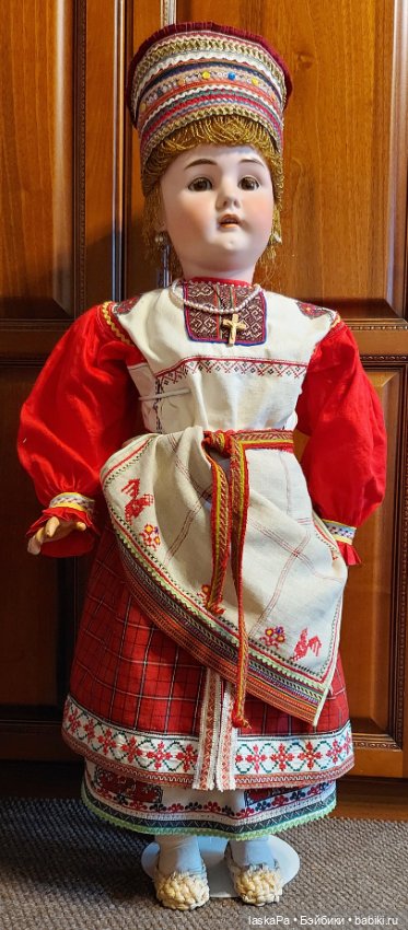 Русский костюм для куклы — Куклы Adam Szrajer (Шраер) и Fingerhut (Фингергут): Польша (фото 7)