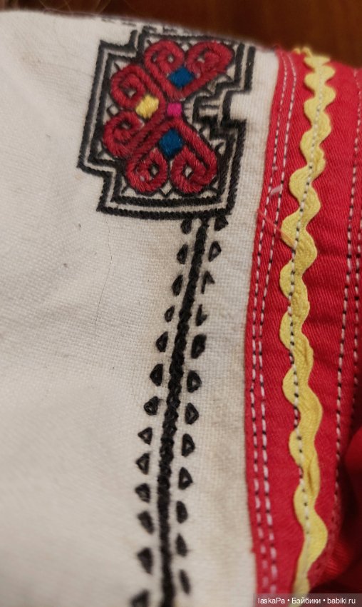 Русский костюм для куклы — Куклы Adam Szrajer (Шраер) и Fingerhut (Фингергут): Польша (фото 2)