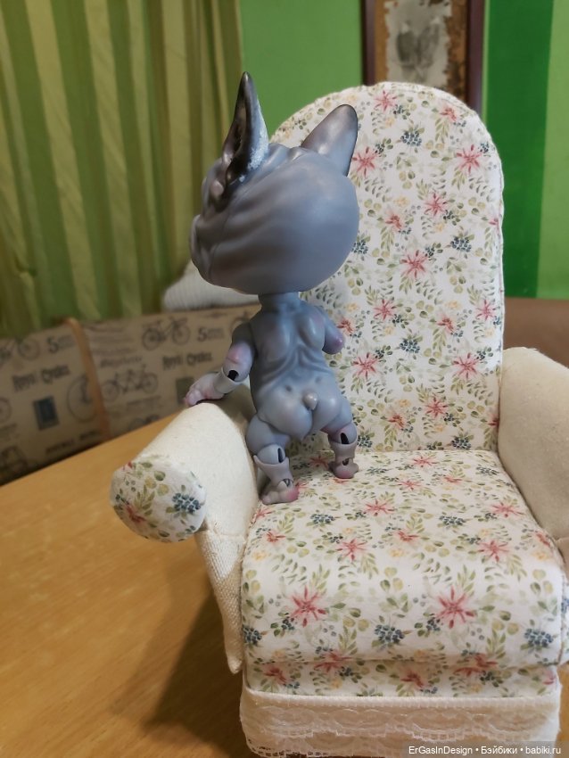 Французский бульдог BJD — Авторские работы в частных коллекциях: домашние фото кукол и игрушек (фото 5)