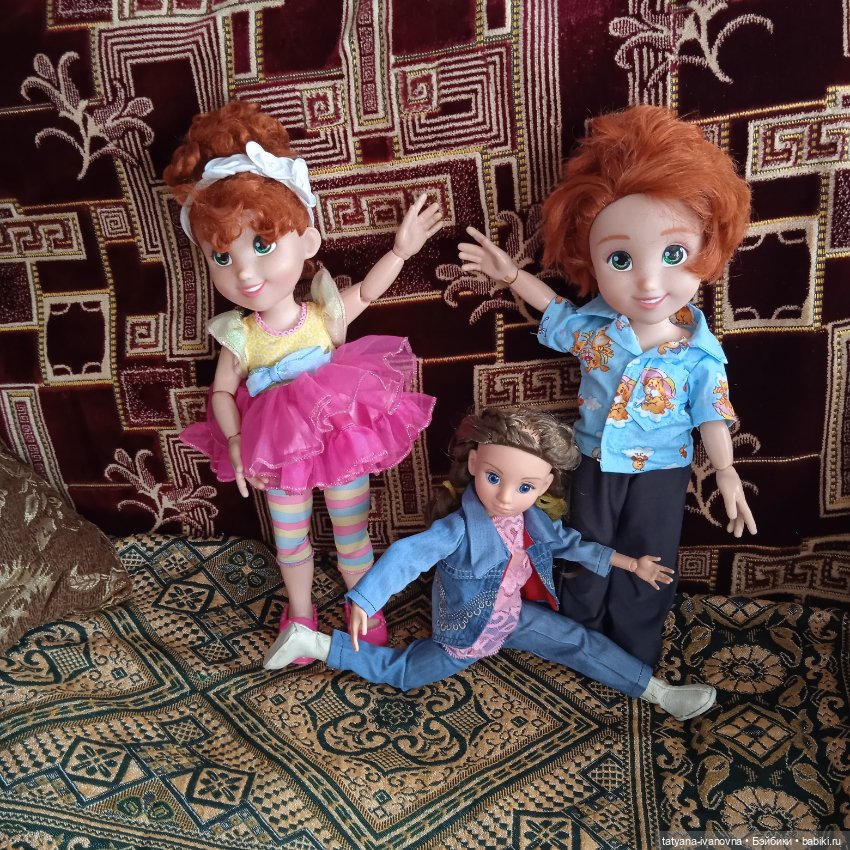 Акробаты цирка — Разные шарнирные куклы (не БЖД): редкие