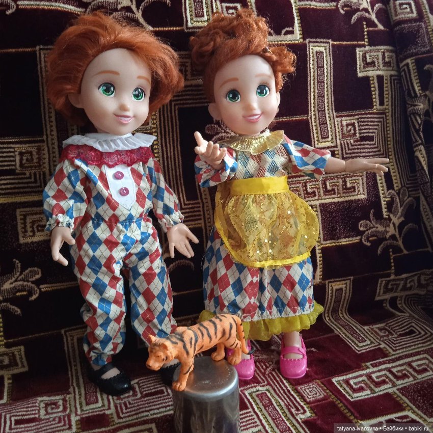 Акробаты цирка — Разные шарнирные куклы (не БЖД): редкие