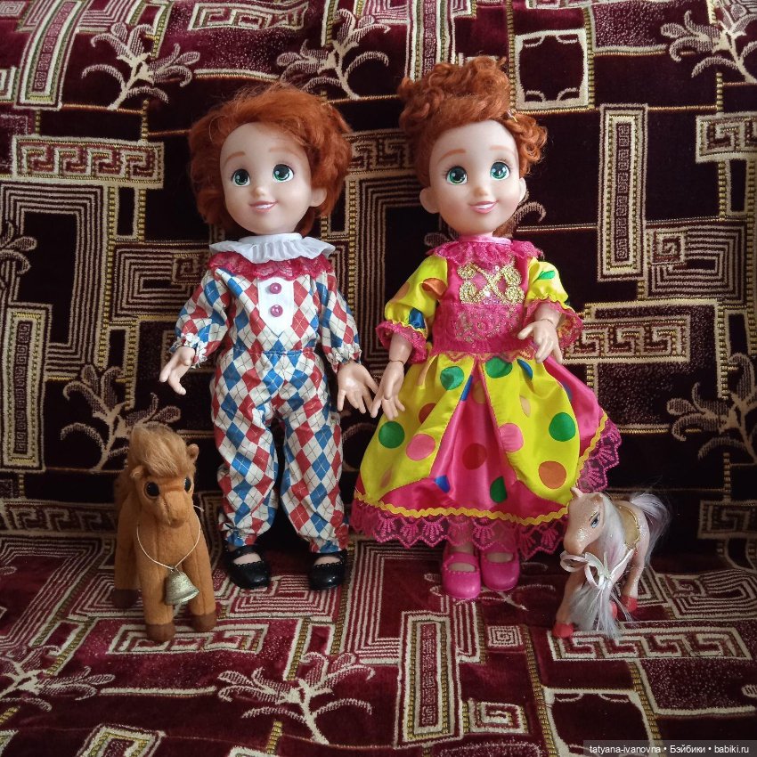 Акробаты цирка — Разные шарнирные куклы (не БЖД): редкие