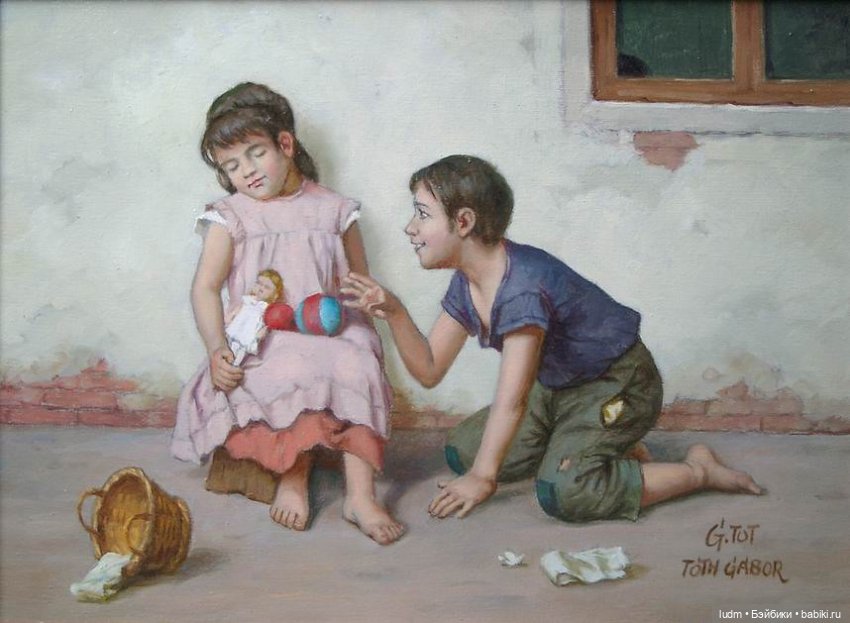 Игрушки в живописи — Живопись и графика: творчество художников