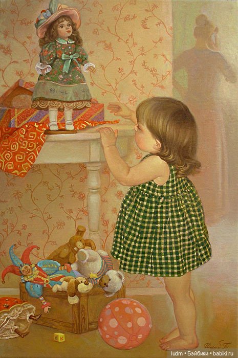 Игрушки в живописи — Живопись и графика: творчество художников