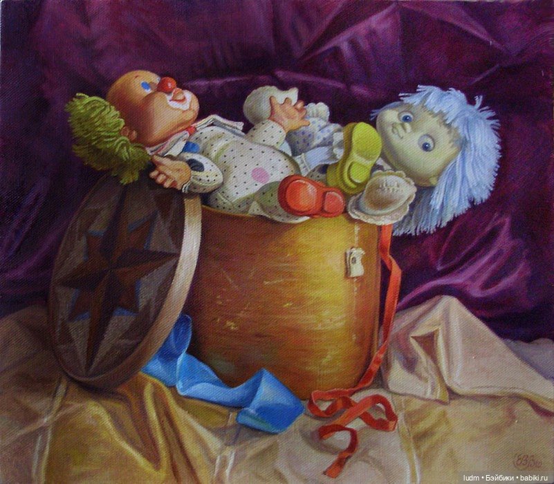 Игрушки в живописи — Живопись и графика: творчество художников (фото 7)