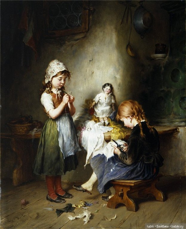 Игрушки в живописи — Живопись и графика: творчество художников