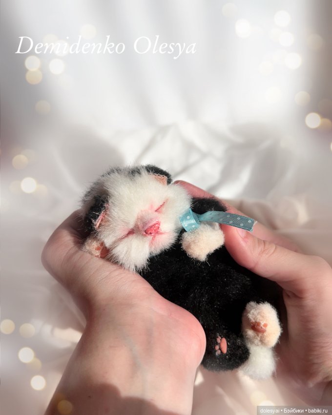 Тедди котик — Авторские мишки Тедди и друзья: фото (фото 2)