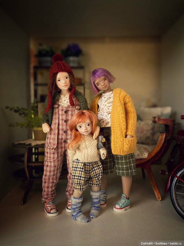 Девочки — Домашние фото авторских кукол: личные коллекции