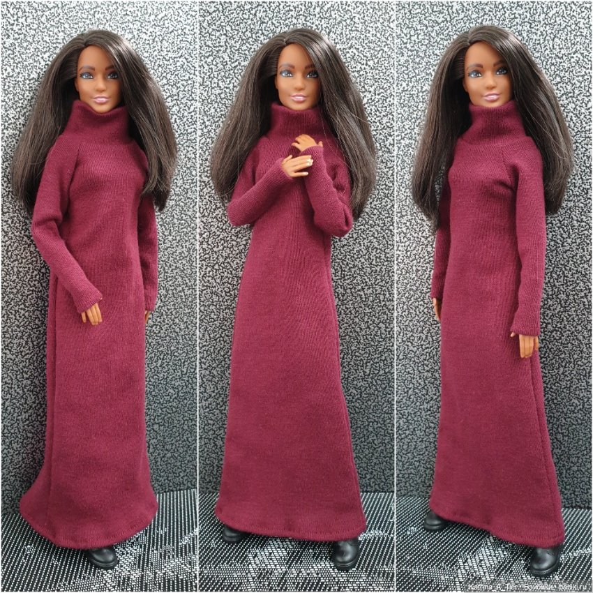 Наташа. Ещё одно платье — Одежда и обувь для кукол своими руками: фото