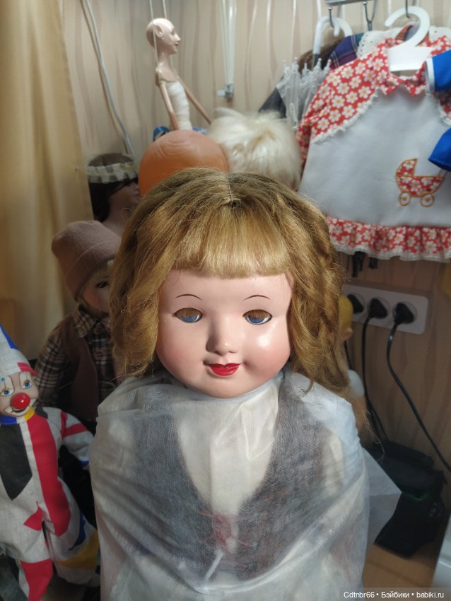 Как оживают куклы? Реставрация Красной шапочки. Опилочной куклы. Часть 2. Финал. БОНУС: + реставрация Андрюшки