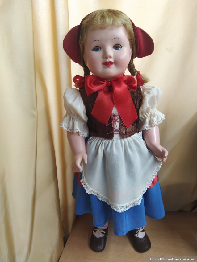 Как оживают куклы? Реставрация Красной шапочки. Опилочной куклы. Часть 2. Финал. БОНУС: + реставрация Андрюшки