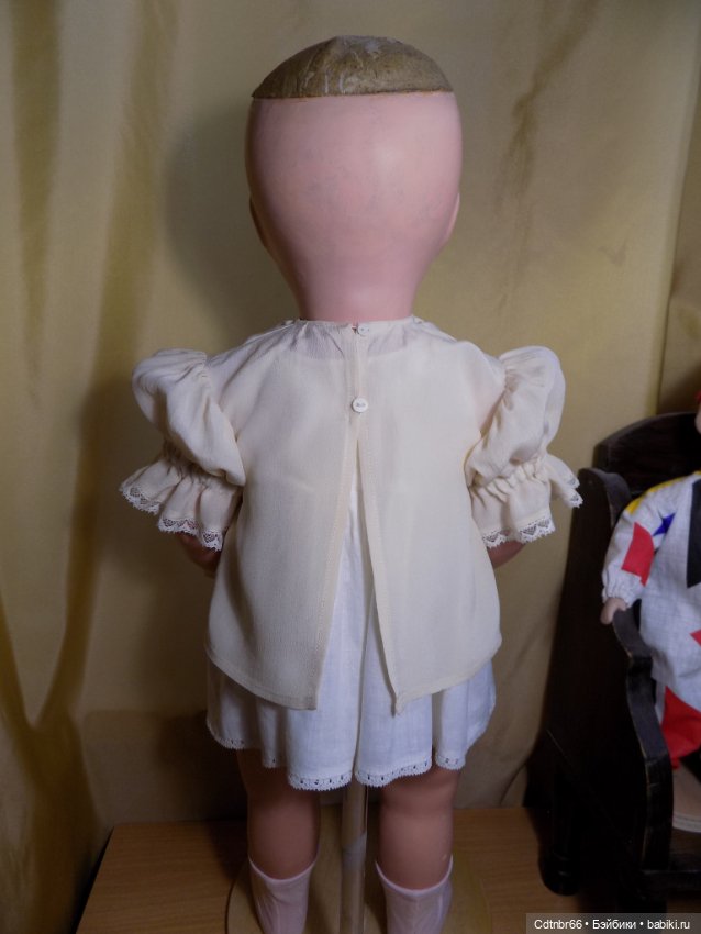 Как оживают куклы? Реставрация Красной шапочки. Опилочной куклы. Часть 2. Финал. БОНУС: + реставрация Андрюшки (фото 9)