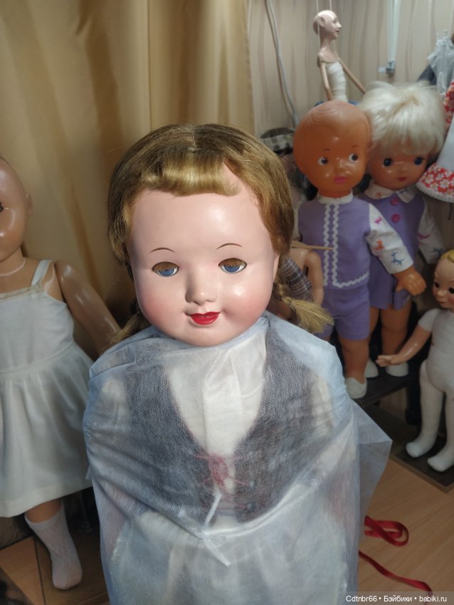 Как оживают куклы? Реставрация Красной шапочки. Опилочной куклы. Часть 2. Финал. БОНУС: + реставрация Андрюшки