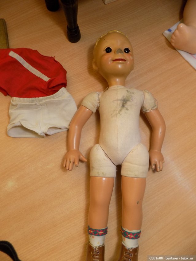 Как оживают куклы? Реставрация Красной шапочки. Опилочной куклы. Часть 2. Финал. БОНУС: + реставрация Андрюшки