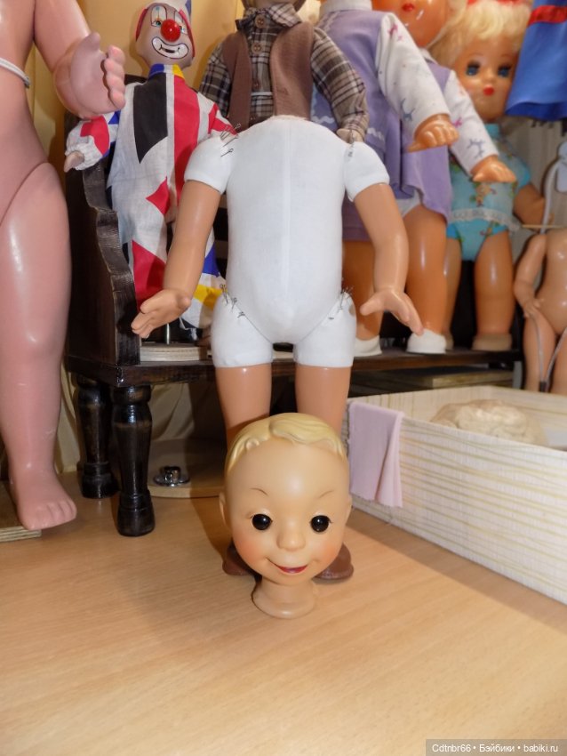 Как оживают куклы? Реставрация Красной шапочки. Опилочной куклы. Часть 2. Финал. БОНУС: + реставрация Андрюшки