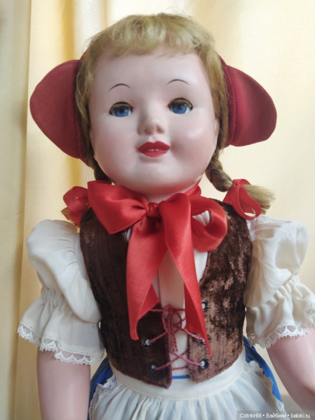 Как оживают куклы? Реставрация Красной шапочки. Опилочной куклы. Часть 2. Финал. БОНУС: + реставрация Андрюшки