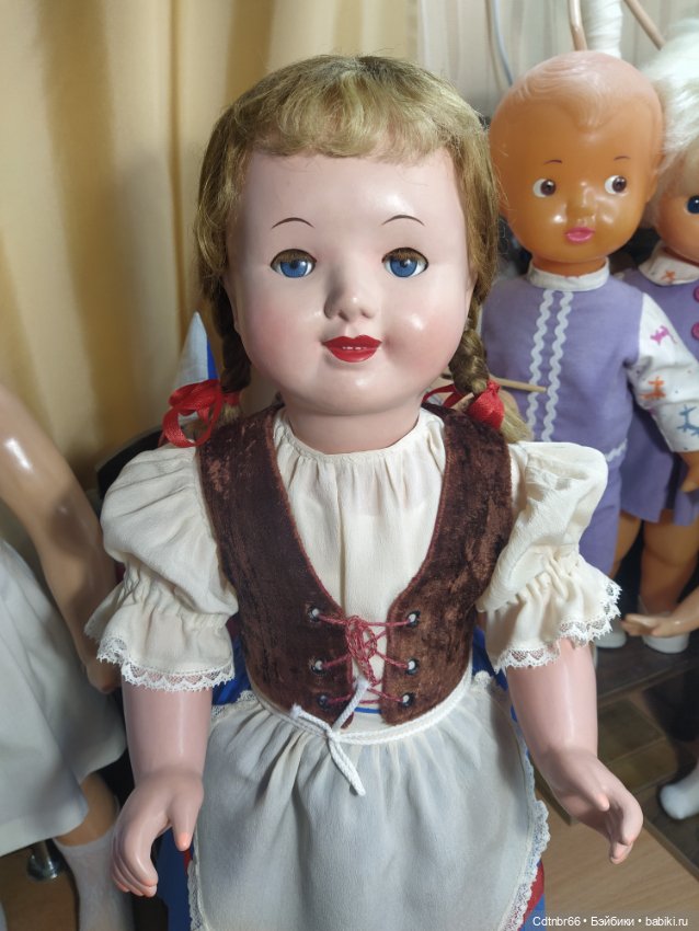 Как оживают куклы? Реставрация Красной шапочки. Опилочной куклы. Часть 2. Финал. БОНУС: + реставрация Андрюшки