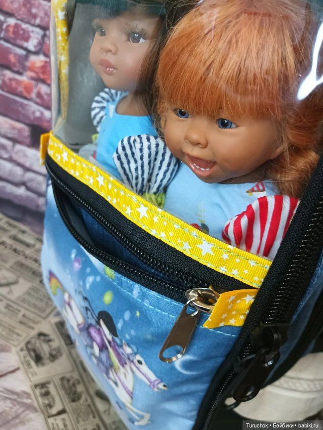 Эксперимент. Рюкзак - переноска для куколок подружек (фото 10)