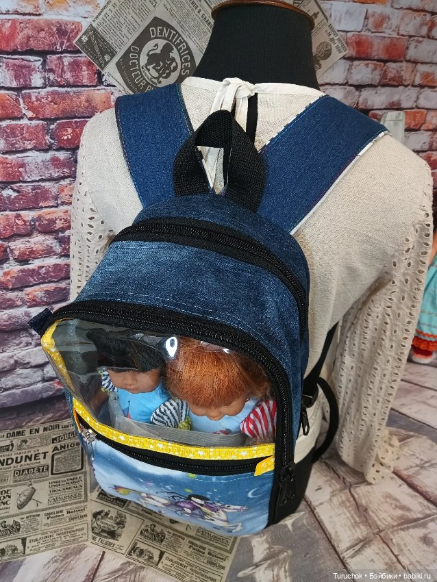 Эксперимент. Рюкзак - переноска для куколок подружек (фото 8)