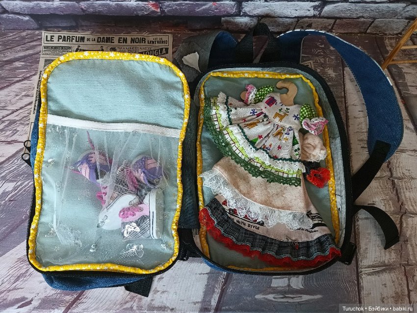 Эксперимент. Рюкзак - переноска для куколок подружек