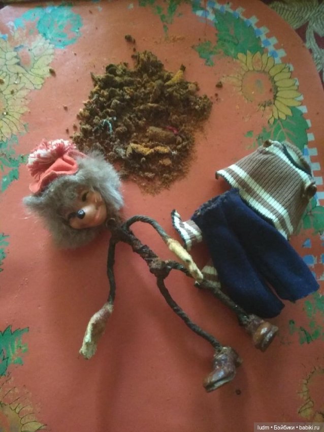 Ёжик без тела, ручек и ножек. Реставрация (фото 3)