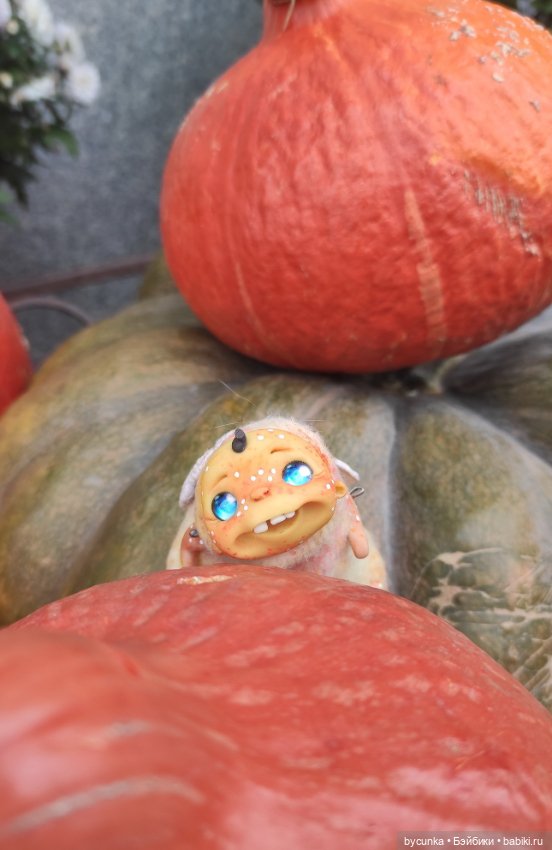 Шабунята — Игрушки в смешанной технике (мех и глина): Арт (фото 4)