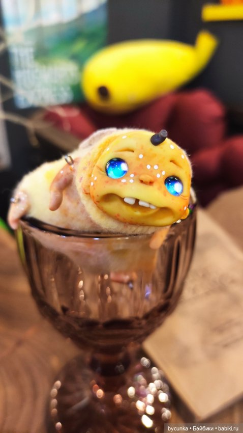 Шабунята — Игрушки в смешанной технике (мех и глина): Арт