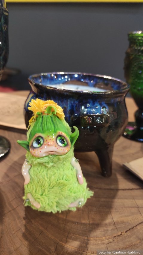 Шабунята — Игрушки в смешанной технике (мех и глина): Арт