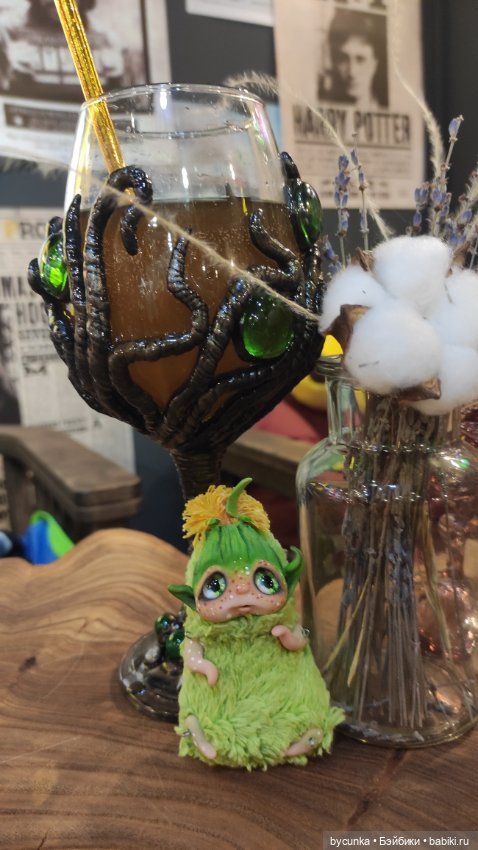 Шабунята — Игрушки в смешанной технике (мех и глина): Арт