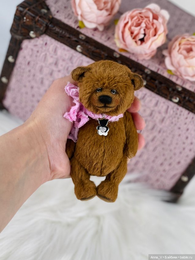 Тедди мишка Лира — Авторские мишки Тедди и друзья: фото (фото 2)