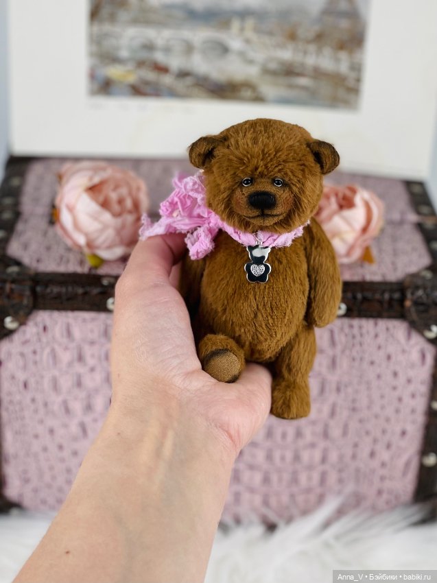 Тедди мишка Лира — Авторские мишки Тедди и друзья: фото (фото 3)