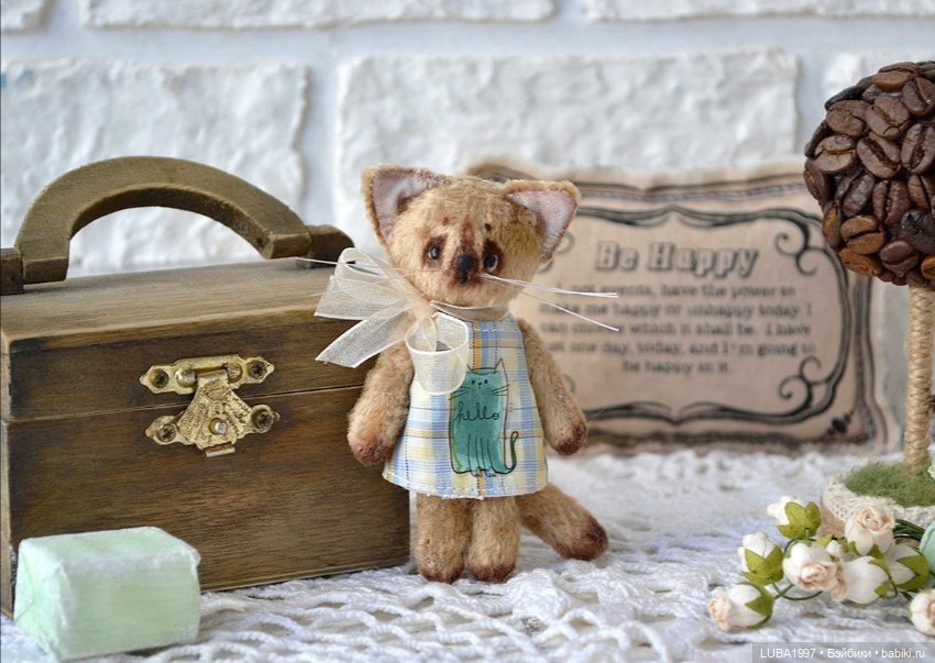 Моя коллекция авторских котиков тедди