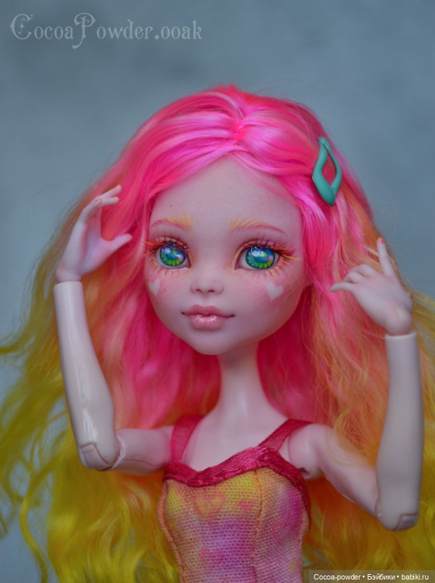 "Сладкая" девочка — ООАК Monster High и Ever After High: репейнт (фото 7)
