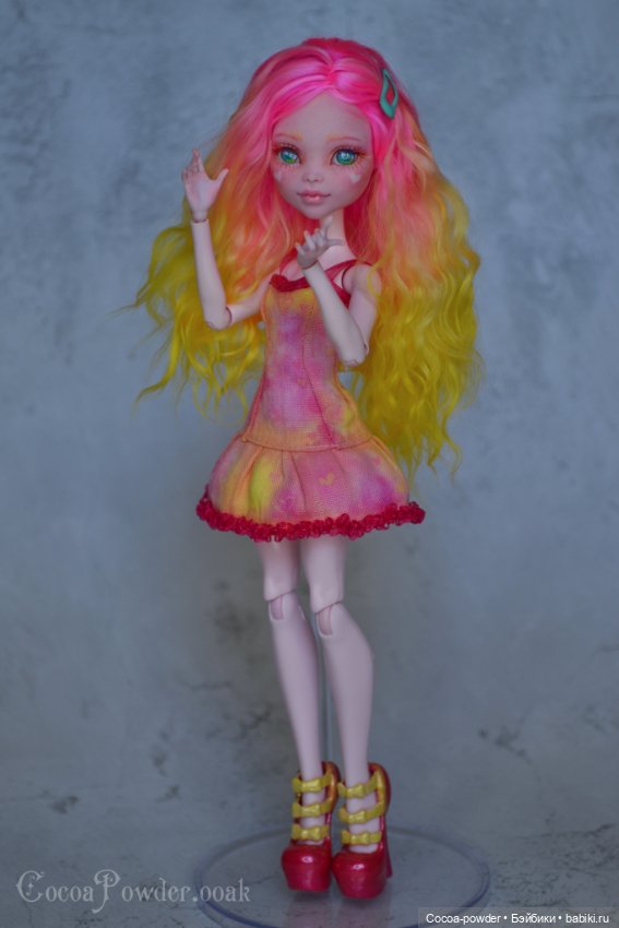 "Сладкая" девочка — ООАК Monster High и Ever After High: репейнт (фото 8)