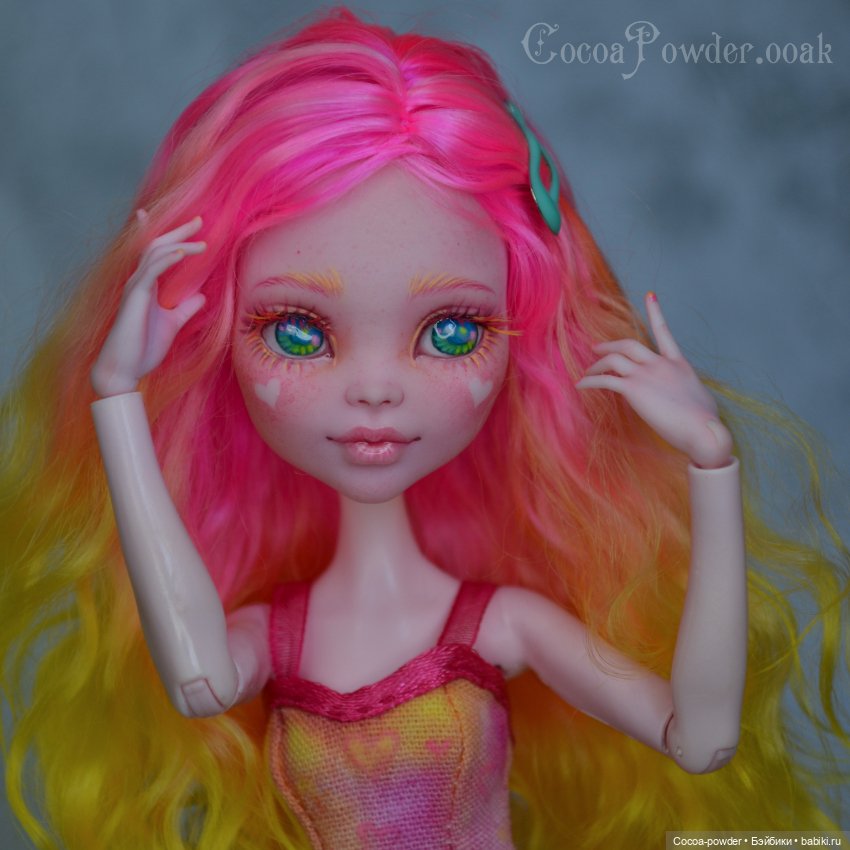 "Сладкая" девочка — ООАК Monster High и Ever After High: репейнт (фото 5)