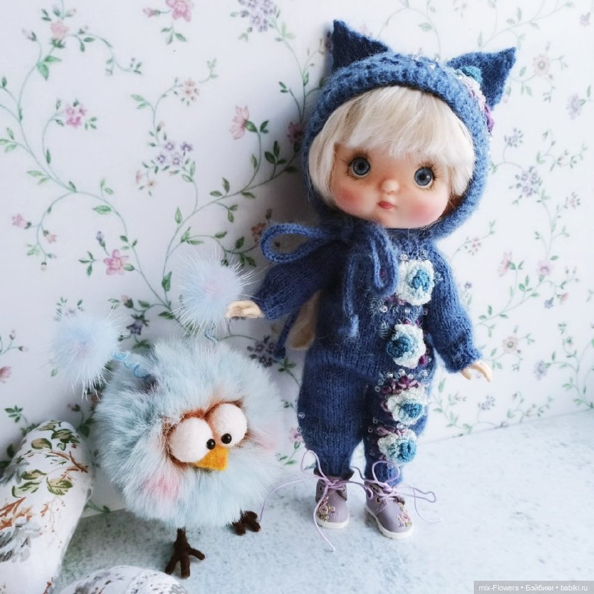 Цвет настроения Синий — Одежда и обувь для кукол своими руками: фото (фото 5)