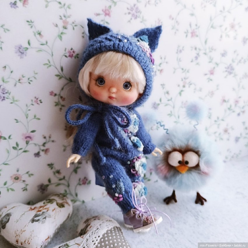 Цвет настроения Синий — Одежда и обувь для кукол своими руками: фото