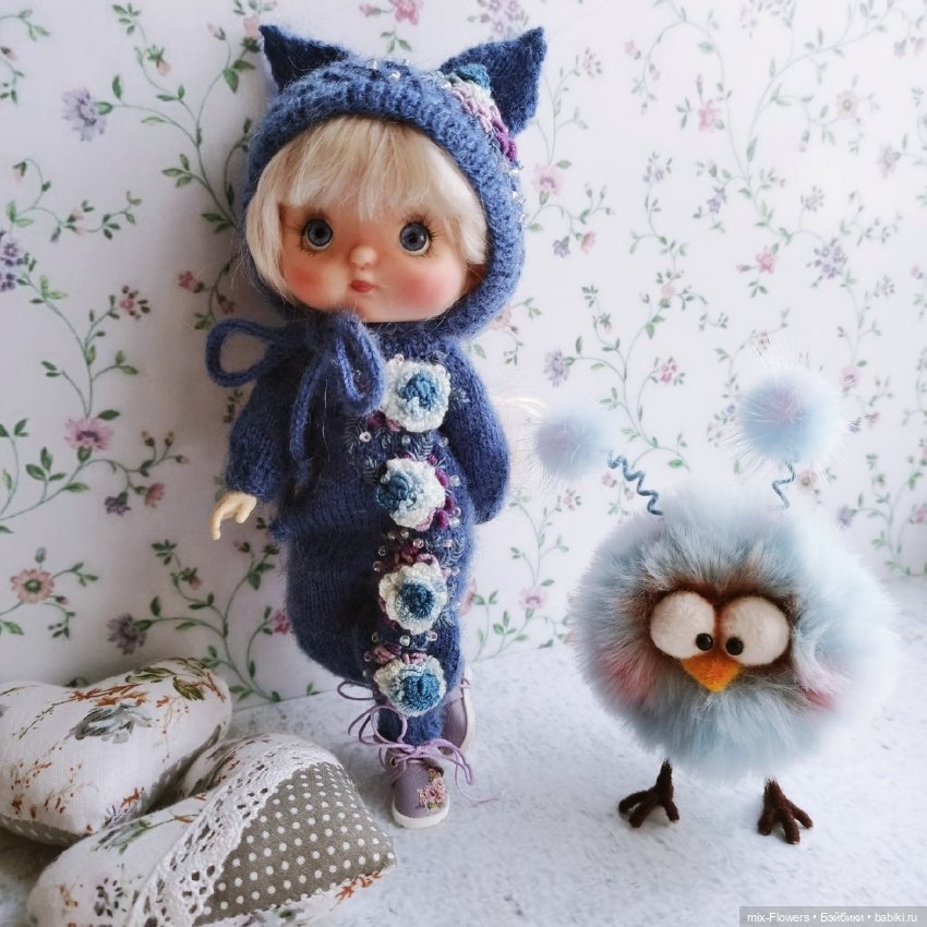 Цвет настроения Синий — Одежда и обувь для кукол своими руками: фото (фото 10)