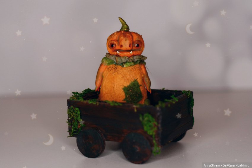 Тыкво-чудики этого года — Игрушки в смешанной технике (мех и глина): Арт (фото 2)