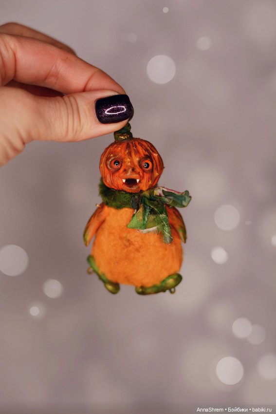 Тыкво-чудики этого года — Игрушки в смешанной технике (мех и глина): Арт (фото 6)
