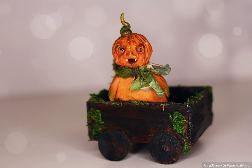 Тыкво-чудики этого года — Игрушки в смешанной технике (мех и глина): Арт (фото 5)