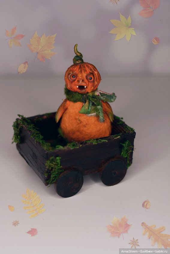 Тыкво-чудики этого года — Игрушки в смешанной технике (мех и глина): Арт (фото 4)