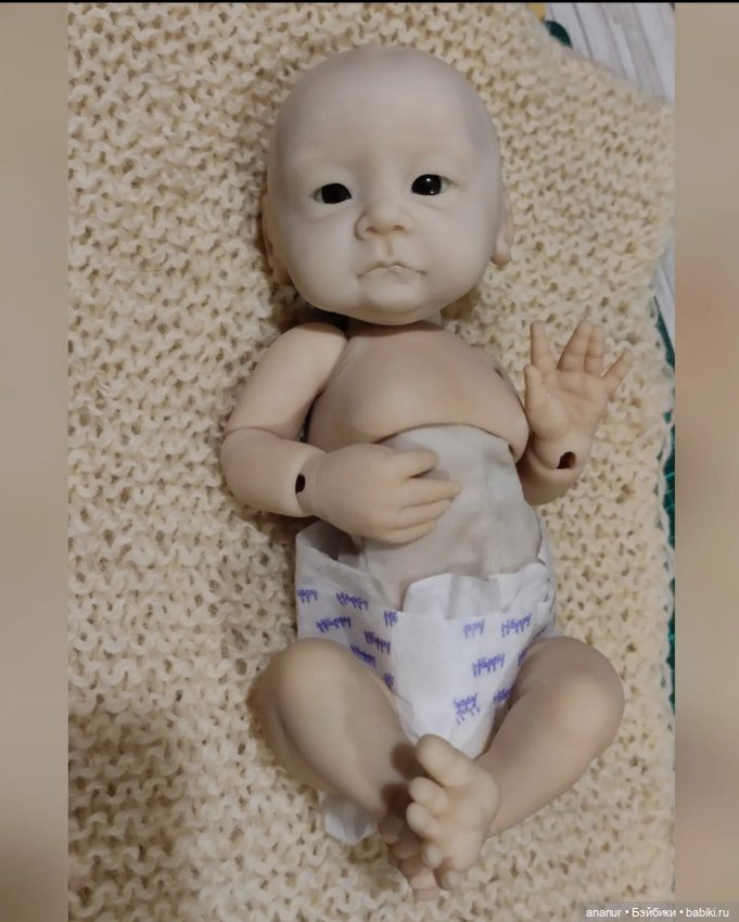 Мой новенький малышок — Авторские шарнирные куклы своими руками: лепка (фото 6)
