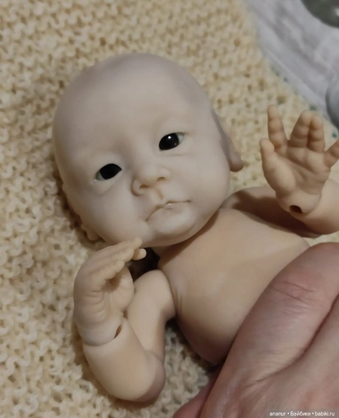 Мой новенький малышок — Авторские шарнирные куклы своими руками: лепка (фото 4)