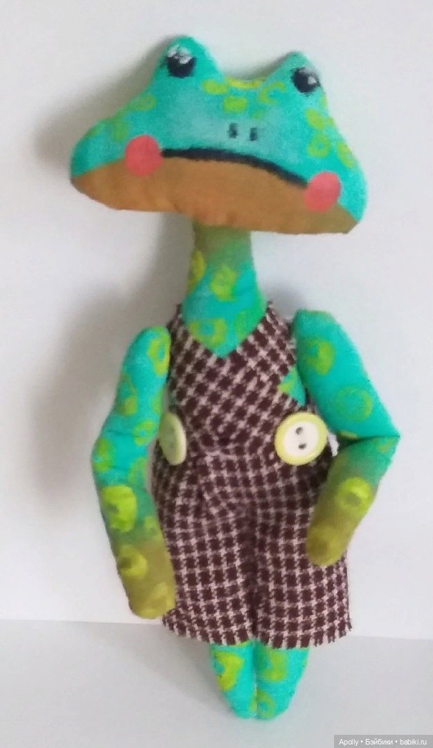 Лягушонок Эдвард — Авторские текстильные куклы: Вальдорфские (фото 3)