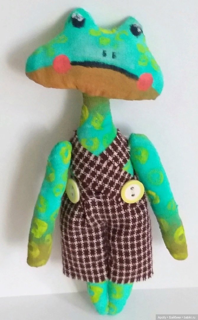 Лягушонок Эдвард — Авторские текстильные куклы: Вальдорфские (фото 4)