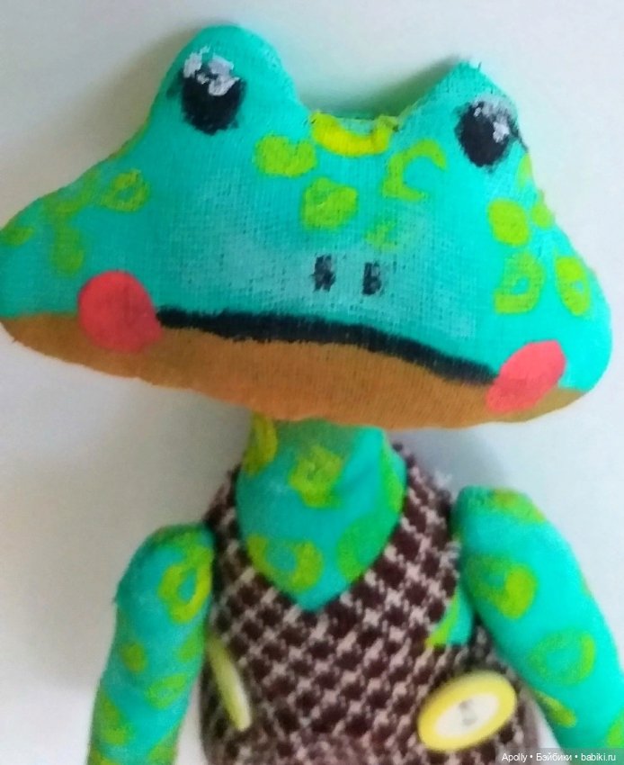 Лягушонок Эдвард — Авторские текстильные куклы: Вальдорфские (фото 2)