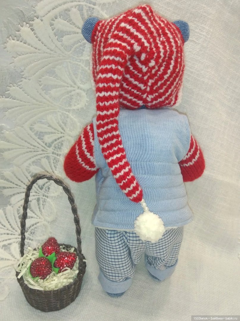 Оливер — Авторские мишки Тедди и друзья: фото (фото 8)