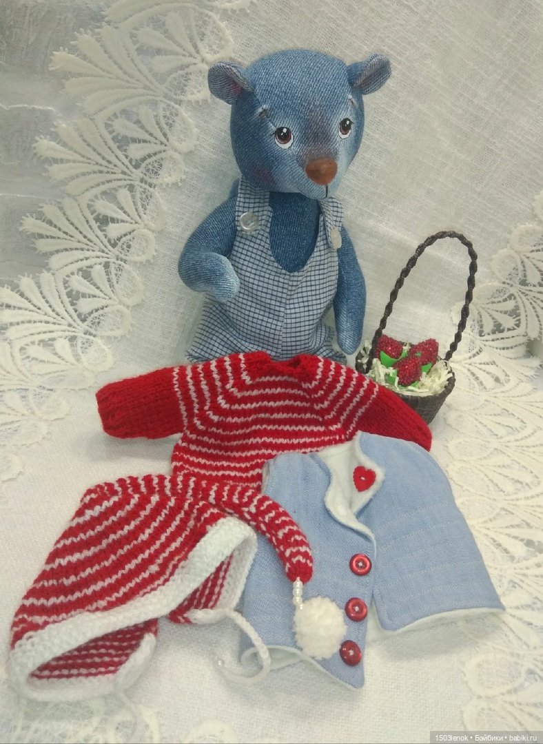 Оливер — Авторские мишки Тедди и друзья: фото (фото 10)